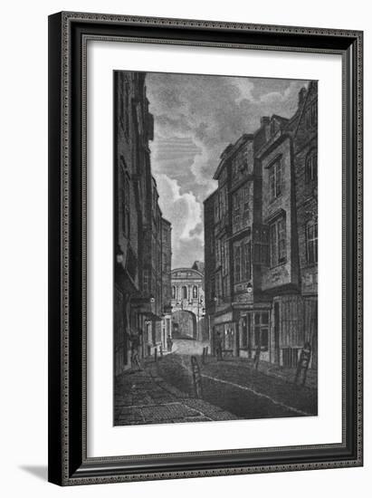 'Temple Bar from Butcher Row', 1907-Unknown-Framed Giclee Print