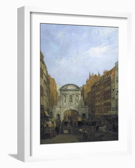 Temple Bar from the Strand, London, 1873-William Henry Haines-Framed Giclee Print