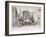 Temple Bar, London, C1845-M & N Hanhart-Framed Giclee Print