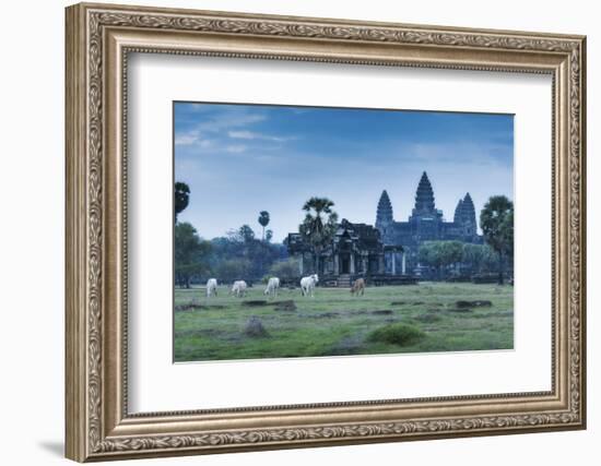 Temple Complex of Angkor Wat, Angkor, UNESCO World Heritage Site, Siem Reap, Cambodia, Indochina-Andrew Stewart-Framed Photographic Print