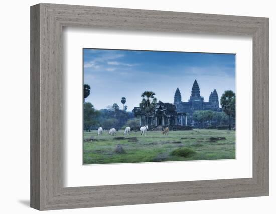 Temple Complex of Angkor Wat, Angkor, UNESCO World Heritage Site, Siem Reap, Cambodia, Indochina-Andrew Stewart-Framed Photographic Print