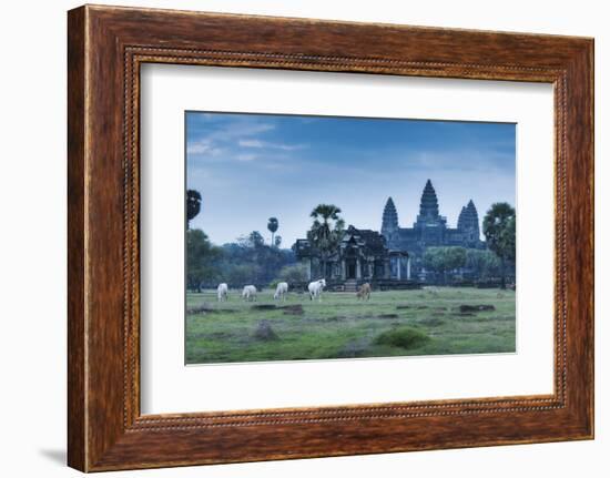 Temple Complex of Angkor Wat, Angkor, UNESCO World Heritage Site, Siem Reap, Cambodia, Indochina-Andrew Stewart-Framed Photographic Print