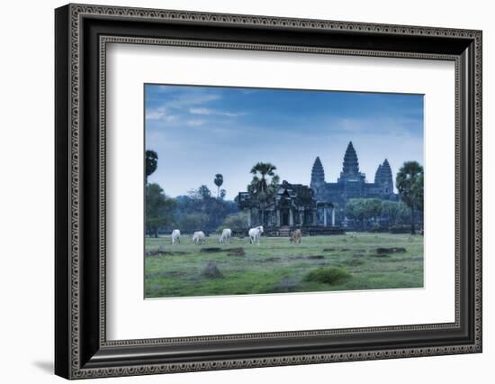 Temple Complex of Angkor Wat, Angkor, UNESCO World Heritage Site, Siem Reap, Cambodia, Indochina-Andrew Stewart-Framed Photographic Print