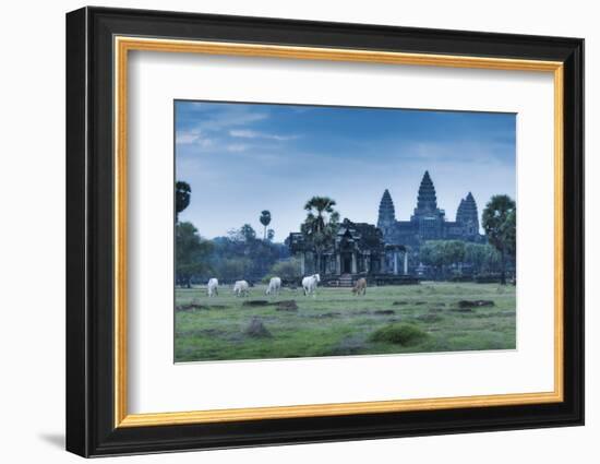 Temple Complex of Angkor Wat, Angkor, UNESCO World Heritage Site, Siem Reap, Cambodia, Indochina-Andrew Stewart-Framed Photographic Print