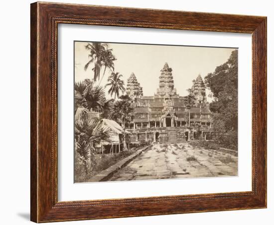 Temple d'Angkor Vat, quatrième enceinte, côté ouest-null-Framed Giclee Print