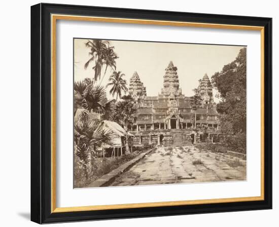 Temple d'Angkor Vat, quatrième enceinte, côté ouest-null-Framed Giclee Print