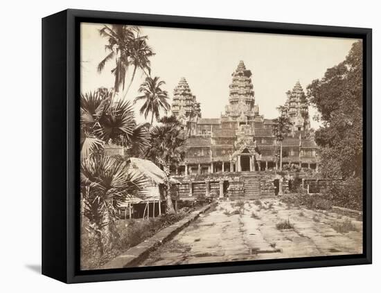 Temple d'Angkor Vat, quatrième enceinte, côté ouest-null-Framed Premier Image Canvas