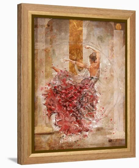 Temple Dancer No. 1-Marta Wiley-Framed Stretched Canvas