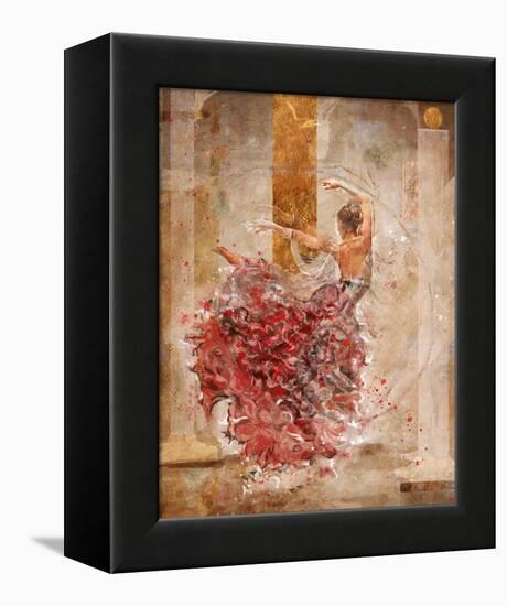 Temple Dancer No. 1-Marta Wiley-Framed Stretched Canvas