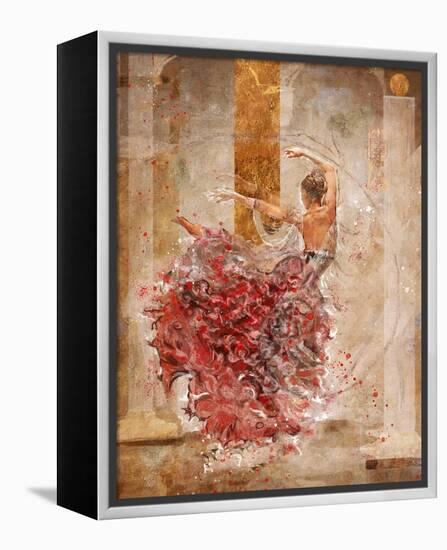 Temple Dancer No. 1-Marta Wiley-Framed Stretched Canvas