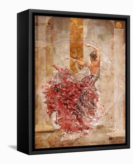 Temple Dancer No. 1-Marta Wiley-Framed Stretched Canvas