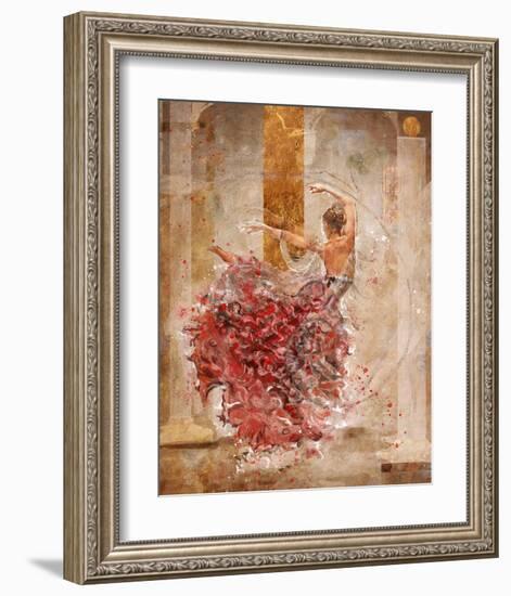 Temple Dancer No. 1-Marta Wiley-Framed Art Print