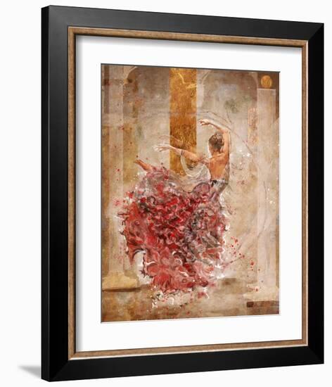 Temple Dancer No. 1-Marta Wiley-Framed Art Print