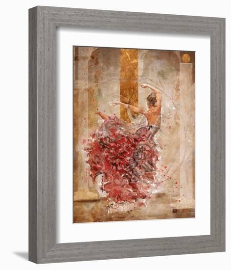 Temple Dancer No. 1-Marta Wiley-Framed Art Print