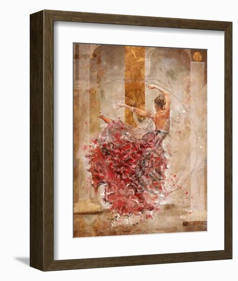 Temple Dancer No. 1-Marta Wiley-Framed Art Print