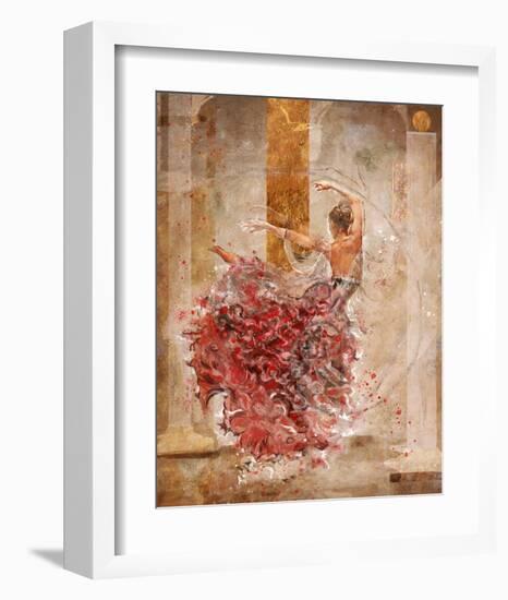 Temple Dancer No. 1-Marta Wiley-Framed Art Print