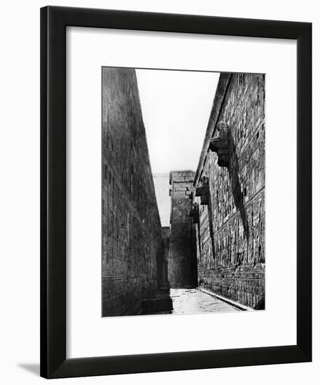 Temple Edfu, Egypt, 1893-Auguste Edouard Mariette-Framed Giclee Print