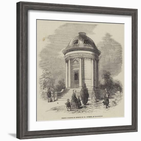 Temple Erected in Honour of Dr Jephson, at Leamington-null-Framed Giclee Print