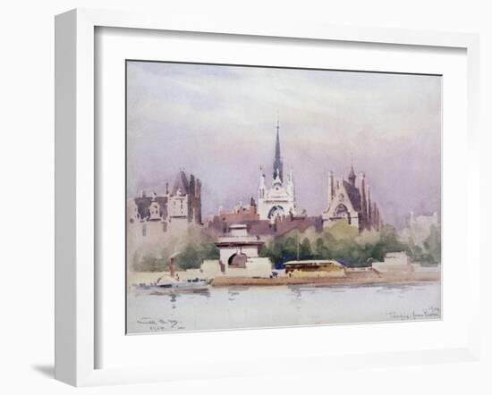 Temple from the River, 1904-William Alister Macdonald-Framed Giclee Print