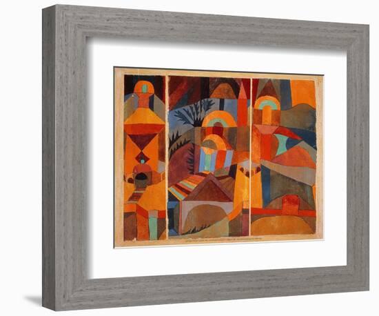 Temple Gardens, 1920-Paul Klee-Framed Art Print