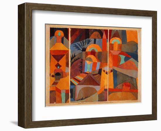 Temple Gardens, 1920-Paul Klee-Framed Art Print