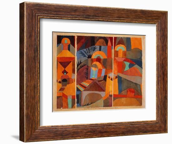 Temple Gardens, 1920-Paul Klee-Framed Art Print