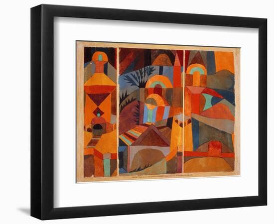 Temple Gardens, 1920-Paul Klee-Framed Art Print