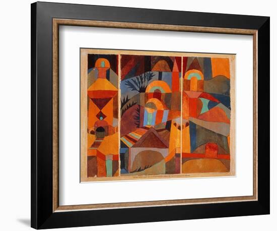 Temple Gardens, 1920-Paul Klee-Framed Art Print