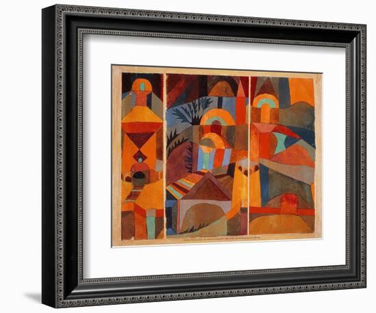 Temple Gardens, 1920-Paul Klee-Framed Art Print