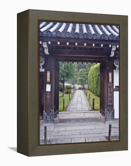 Temple Gate, Sesshuji, Kyoto, Japan-Rob Tilley-Framed Premier Image Canvas