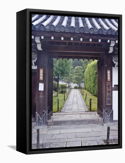 Temple Gate, Sesshuji, Kyoto, Japan-Rob Tilley-Framed Premier Image Canvas