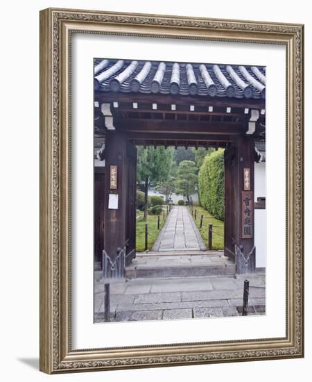 Temple Gate, Sesshuji, Kyoto, Japan-Rob Tilley-Framed Photographic Print