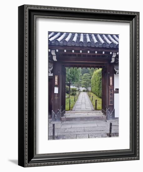 Temple Gate, Sesshuji, Kyoto, Japan-Rob Tilley-Framed Premium Photographic Print