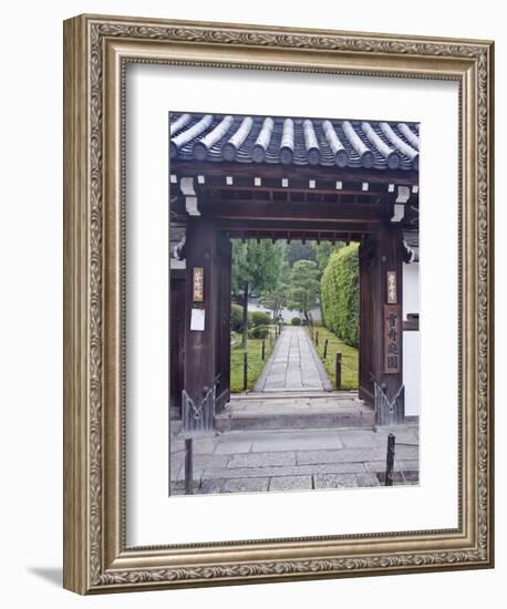 Temple Gate, Sesshuji, Kyoto, Japan-Rob Tilley-Framed Photographic Print