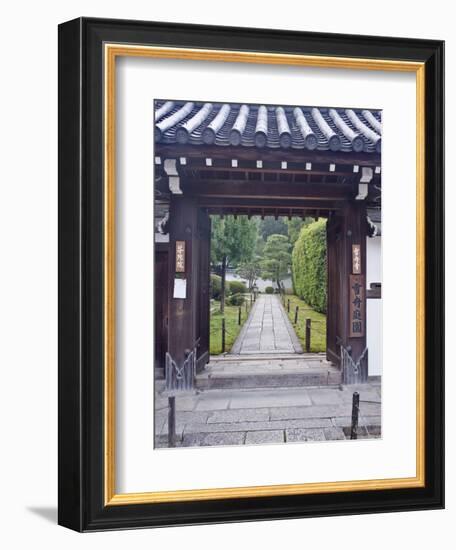 Temple Gate, Sesshuji, Kyoto, Japan-Rob Tilley-Framed Photographic Print