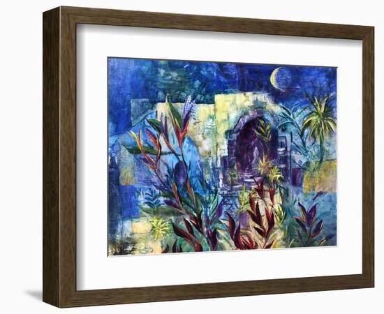 Temple Guardian, 2022 (acrylic on board)-Margaret Coxall-Framed Giclee Print