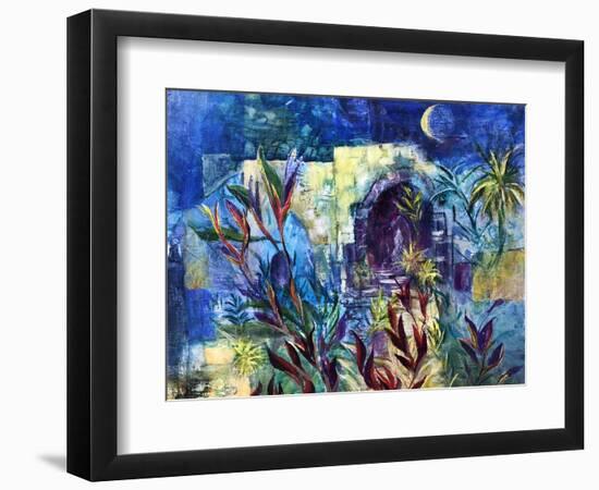 Temple Guardian, 2022 (acrylic on board)-Margaret Coxall-Framed Giclee Print