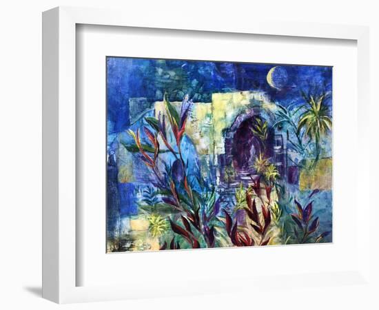 Temple Guardian, 2022 (acrylic on board)-Margaret Coxall-Framed Giclee Print