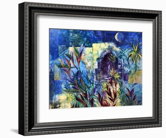 Temple Guardian, 2022 (acrylic on board)-Margaret Coxall-Framed Giclee Print