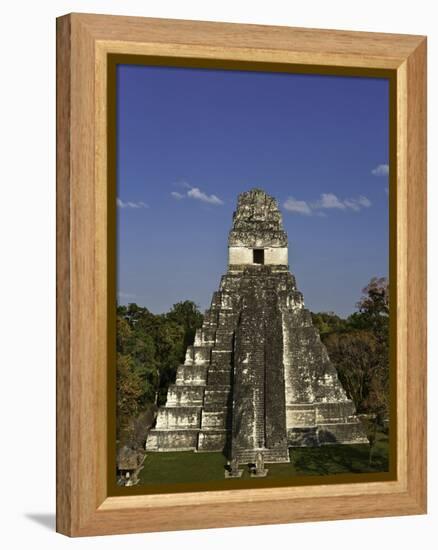 Temple I or Temple of the Giant Jaguar at Tikal-Danny Lehman-Framed Premier Image Canvas