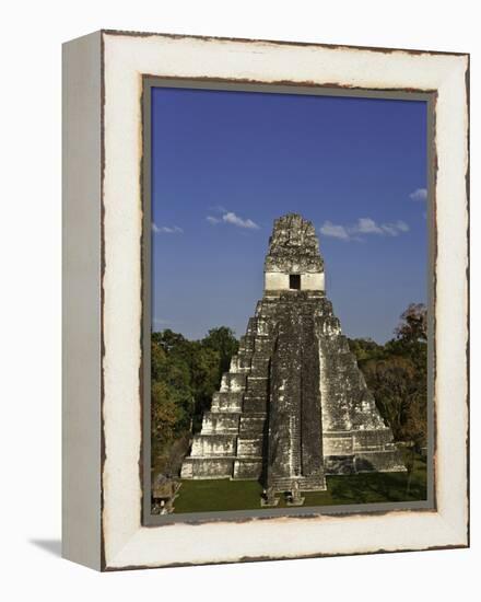 Temple I or Temple of the Giant Jaguar at Tikal-Danny Lehman-Framed Premier Image Canvas