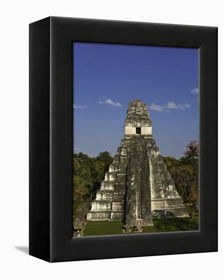 Temple I or Temple of the Giant Jaguar at Tikal-Danny Lehman-Framed Premier Image Canvas