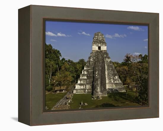 Temple I or Temple of the Giant Jaguar at Tikal-Danny Lehman-Framed Premier Image Canvas