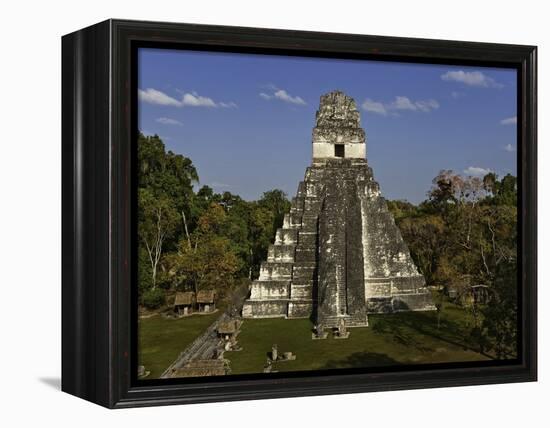 Temple I or Temple of the Giant Jaguar at Tikal-Danny Lehman-Framed Premier Image Canvas
