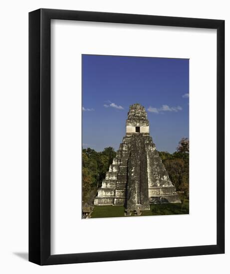 Temple I or Temple of the Giant Jaguar at Tikal-Danny Lehman-Framed Photographic Print