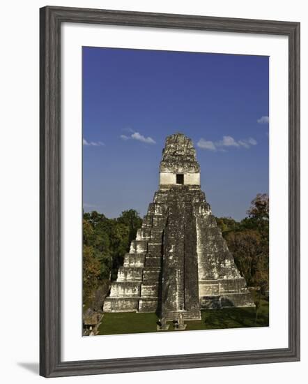 Temple I or Temple of the Giant Jaguar at Tikal-Danny Lehman-Framed Photographic Print