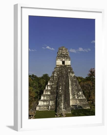 Temple I or Temple of the Giant Jaguar at Tikal-Danny Lehman-Framed Photographic Print