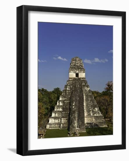 Temple I or Temple of the Giant Jaguar at Tikal-Danny Lehman-Framed Photographic Print