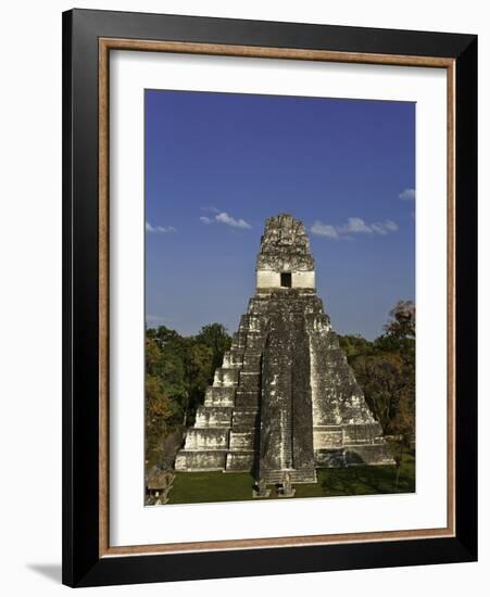 Temple I or Temple of the Giant Jaguar at Tikal-Danny Lehman-Framed Photographic Print