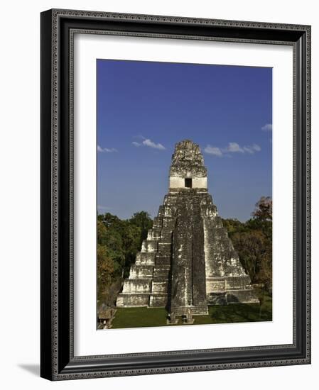 Temple I or Temple of the Giant Jaguar at Tikal-Danny Lehman-Framed Photographic Print